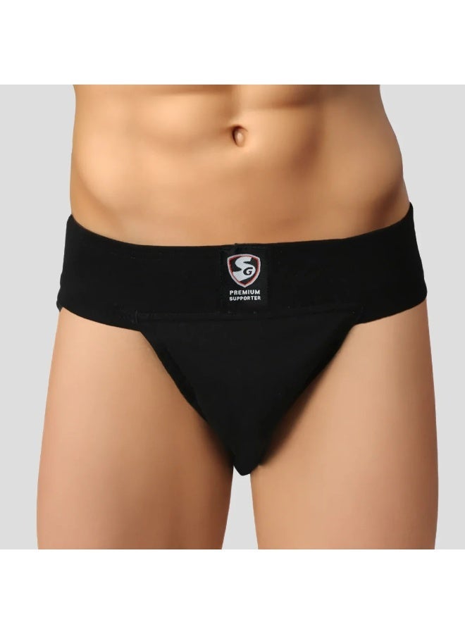 SG Premium Navy Supporter for Abdomen Guard Men's Size - Image 2
